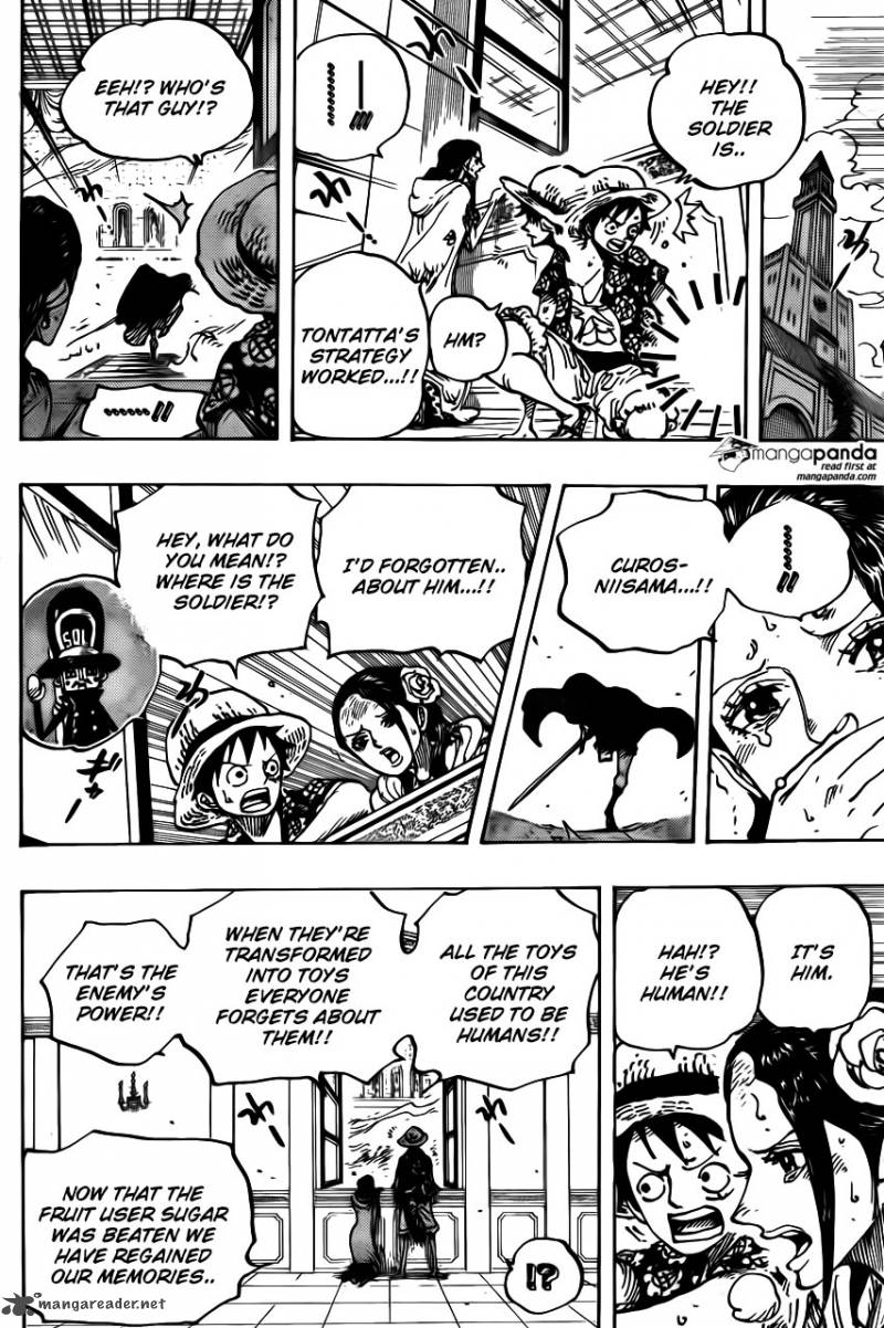 One Piece Chapter 743 page 12 - Chapter 743: Dressrosa Trembles