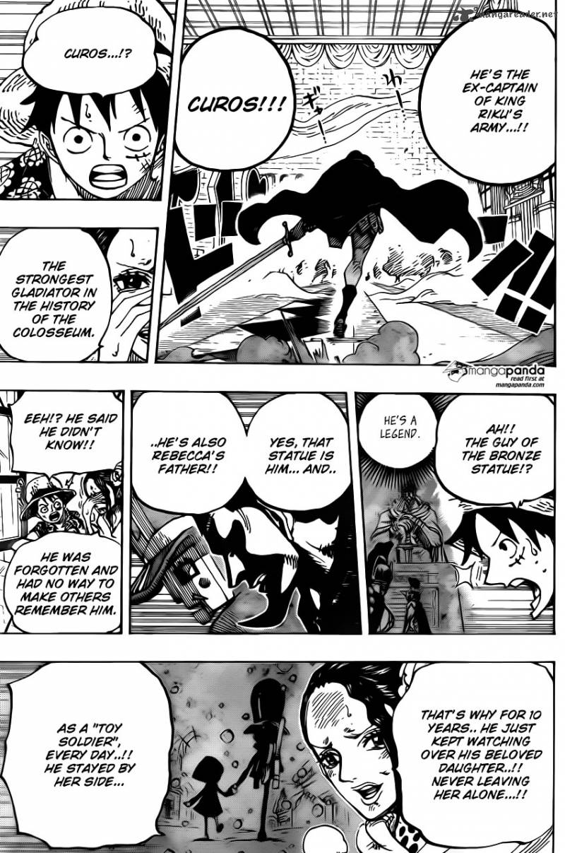 One Piece Chapter 743 page 13 - Chapter 743: Dressrosa Trembles