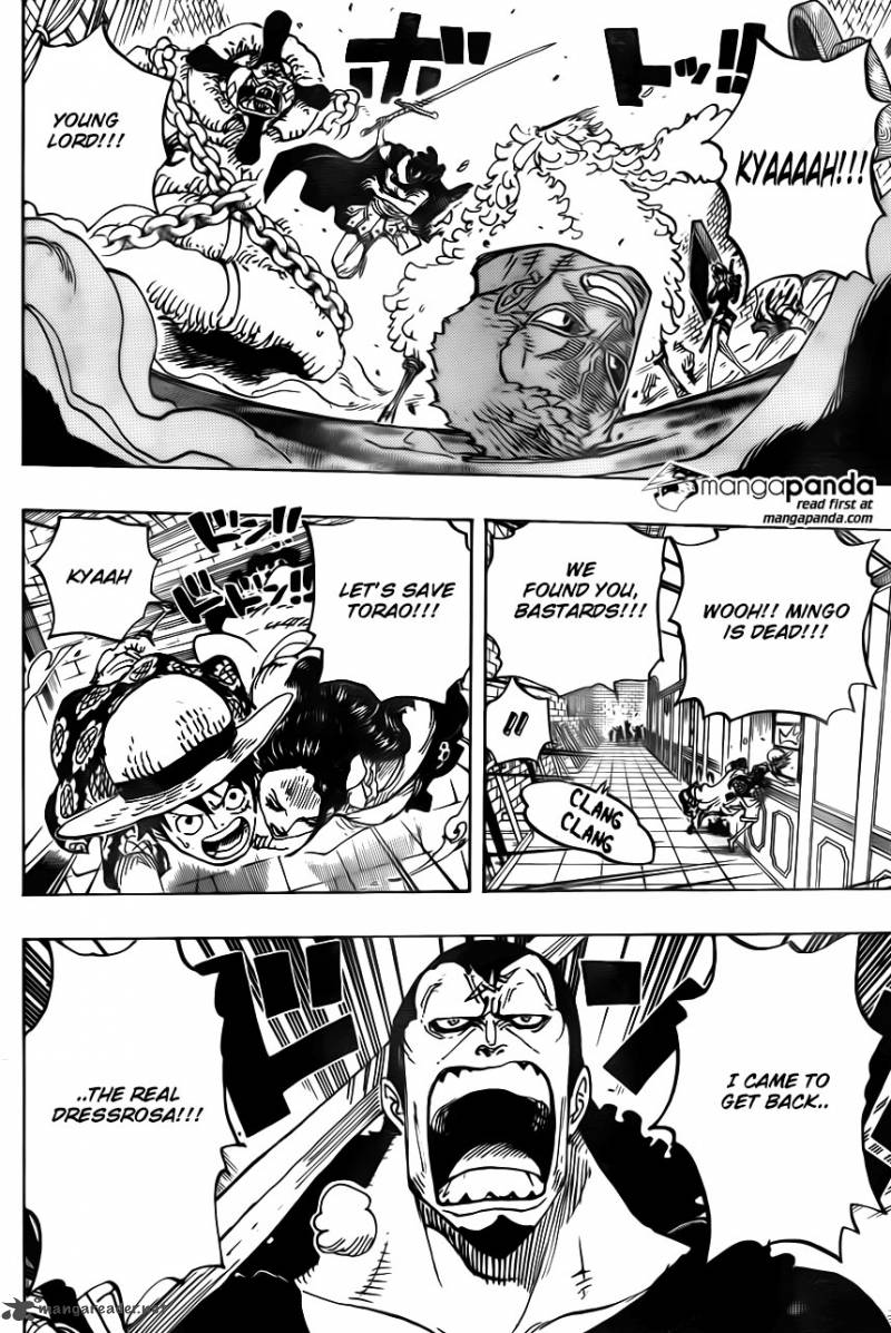One Piece Chapter 743 page 16 - Chapter 743: Dressrosa Trembles