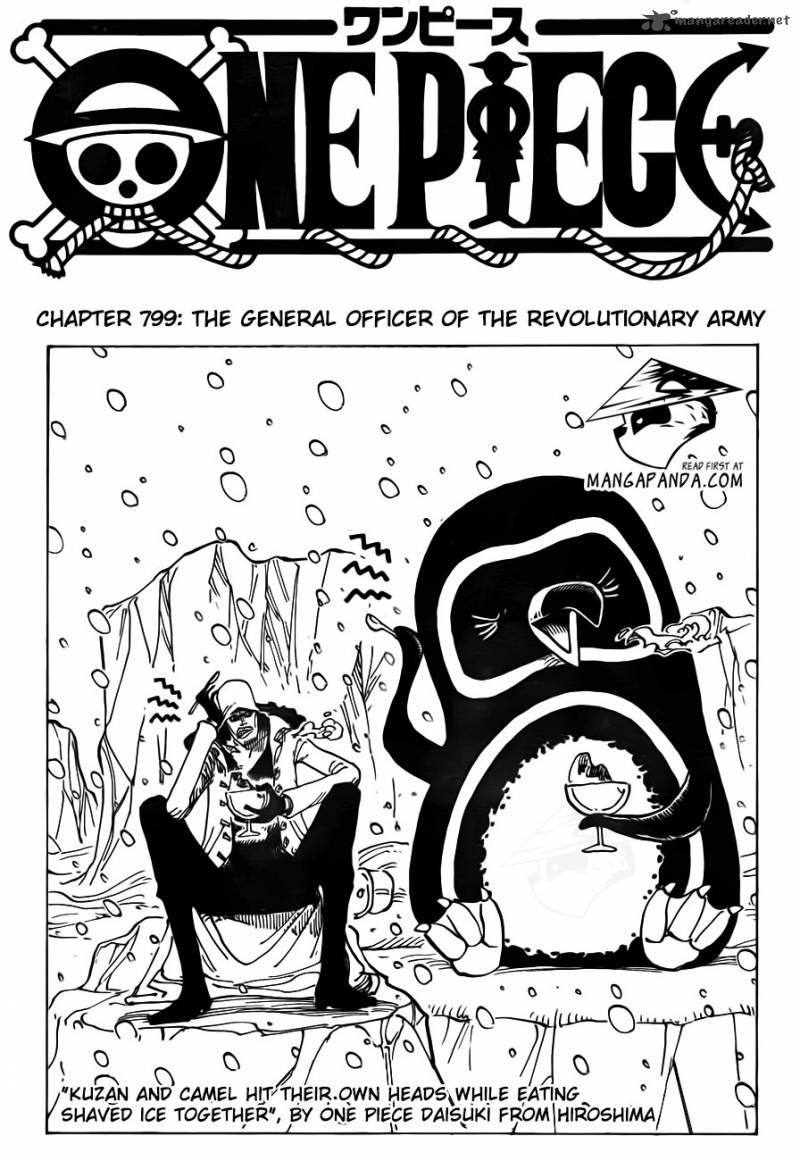 One Piece Chapter 744 page 1 - Chapter 744: Revolutionary Army Chief of Staff