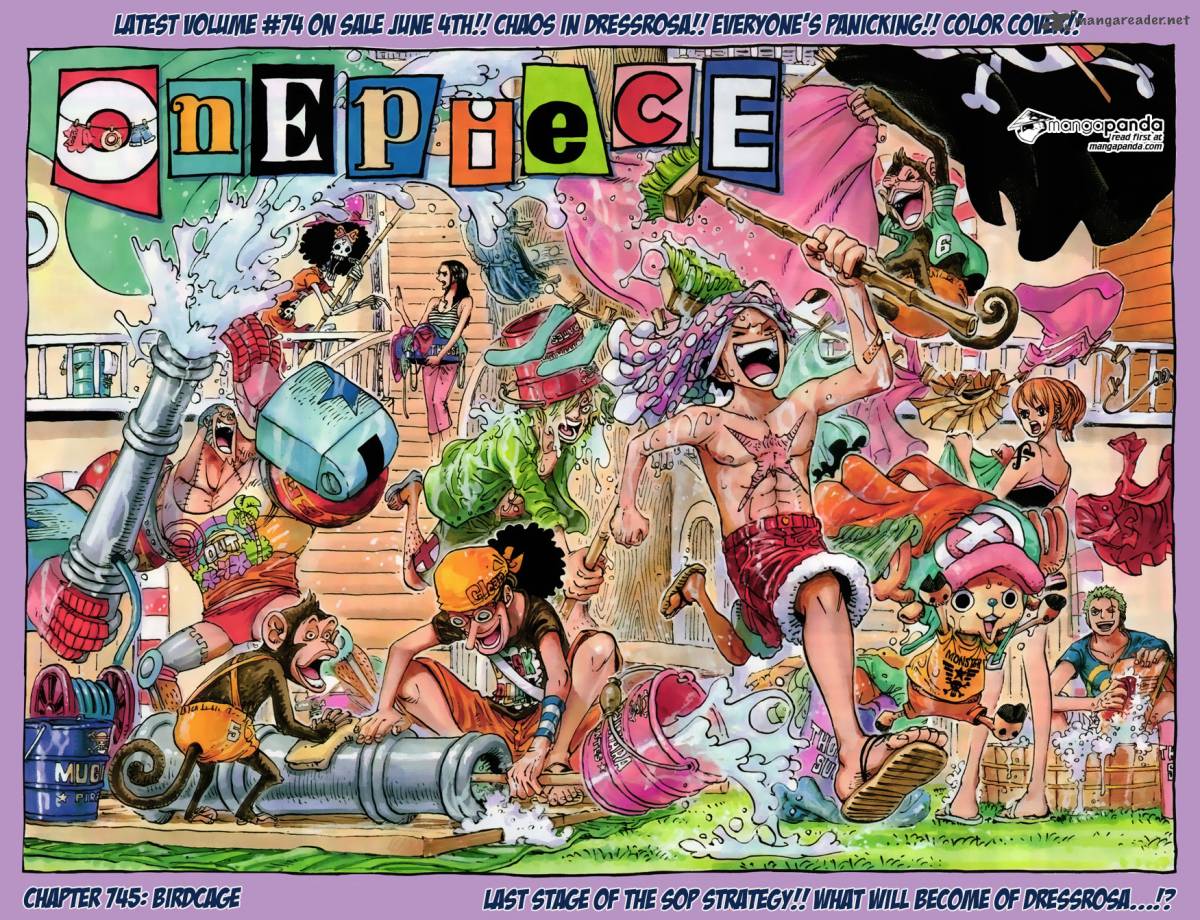 One Piece Chapter 745 page 1 - Chapter 745: The Birdcage