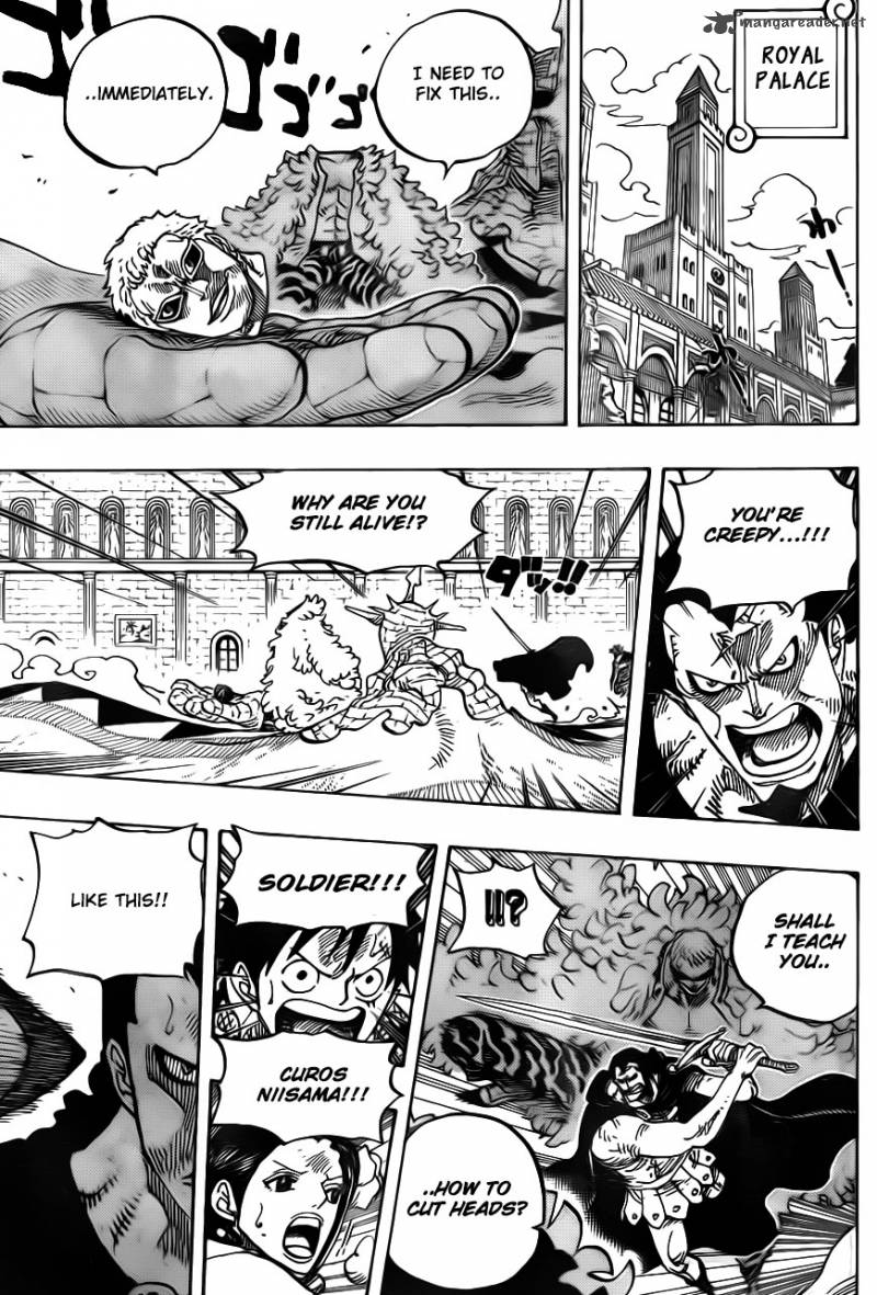 One Piece Chapter 745 page 4 - Chapter 745: The Birdcage
