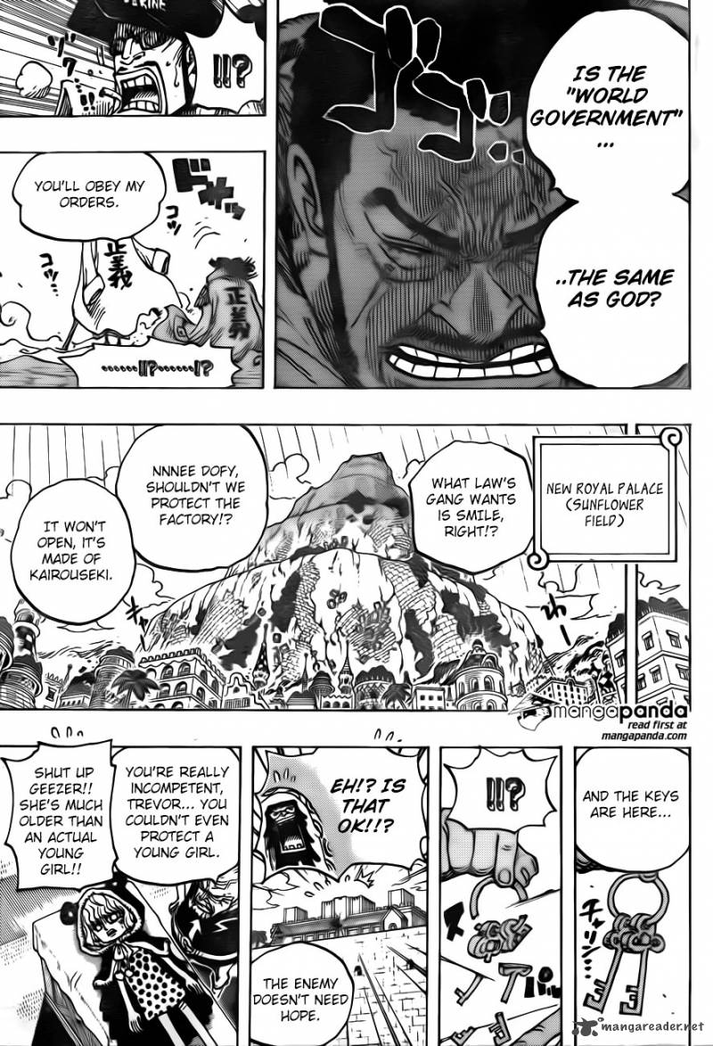 One Piece Chapter 747 page 5 - Chapter 747: Executive Officer Pica