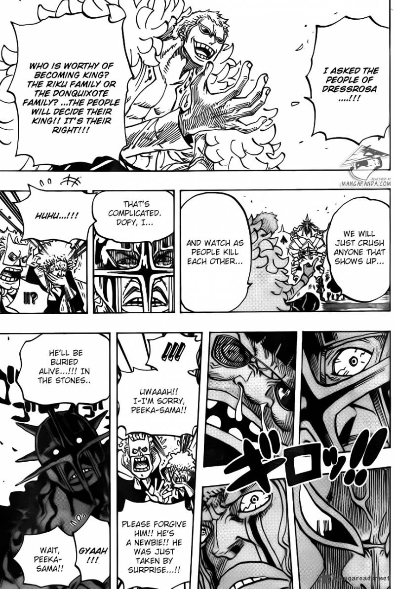 One Piece Chapter 747 page 8 - Chapter 747: Executive Officer Pica