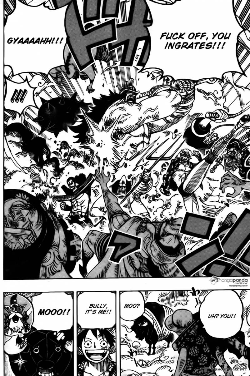 One Piece manga, chapter 748, page 12 of 18