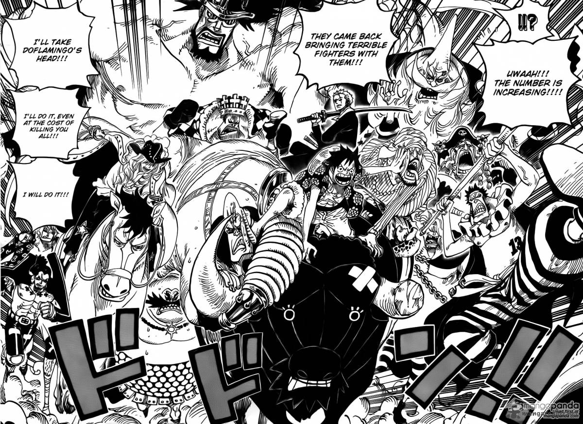 One Piece manga, chapter 748, page 14 of 18
