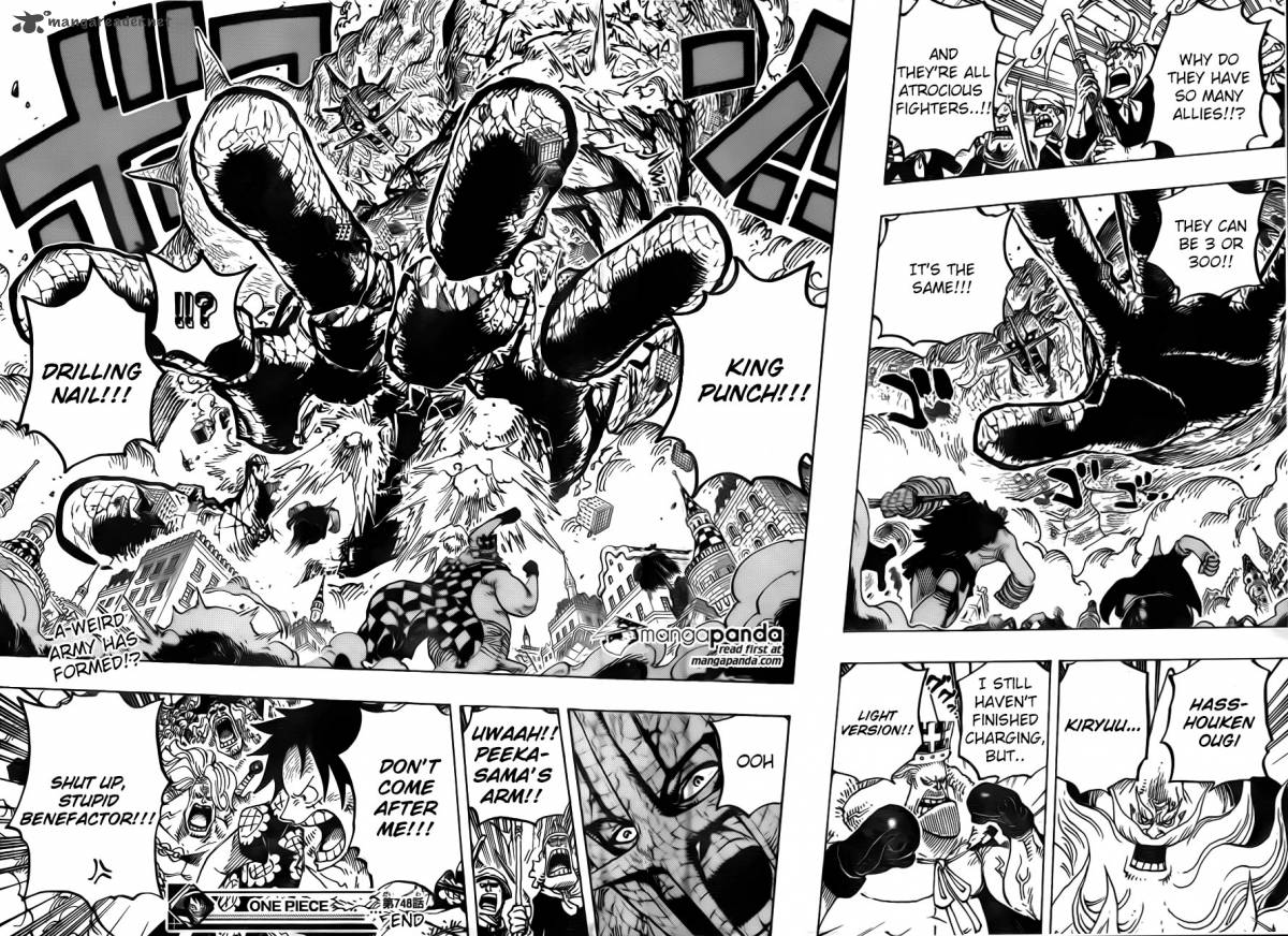 One Piece manga, chapter 748, page 15 of 18