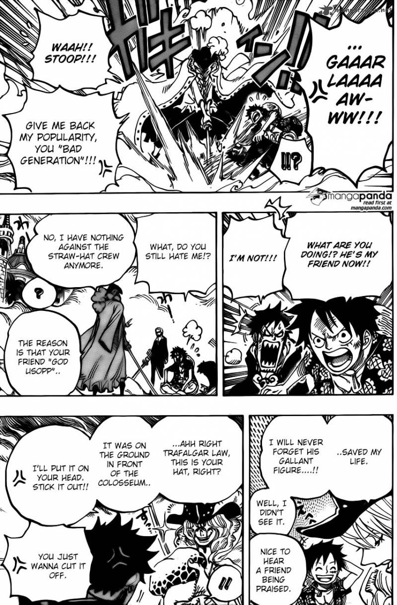 One Piece manga, chapter 748, page 7 of 18