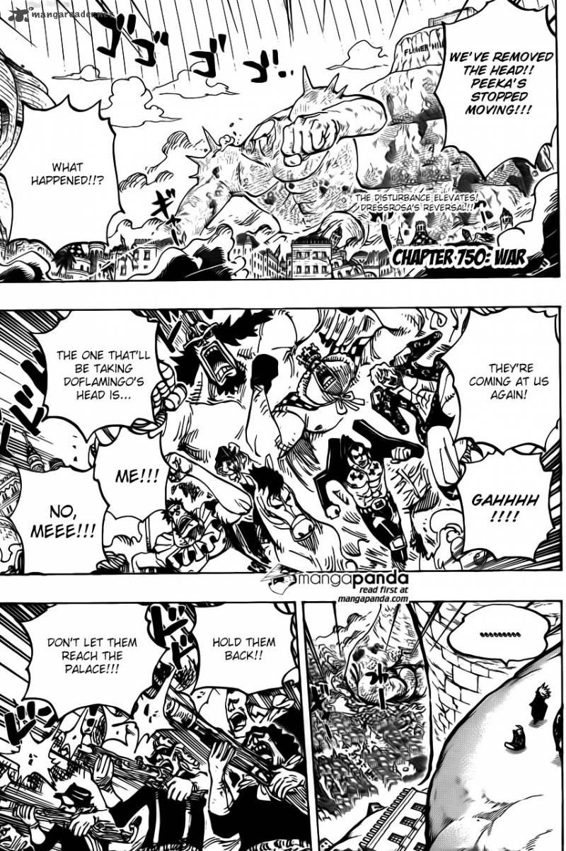 One Piece Chapter 750 page 3 - Chapter 750: The State of the War