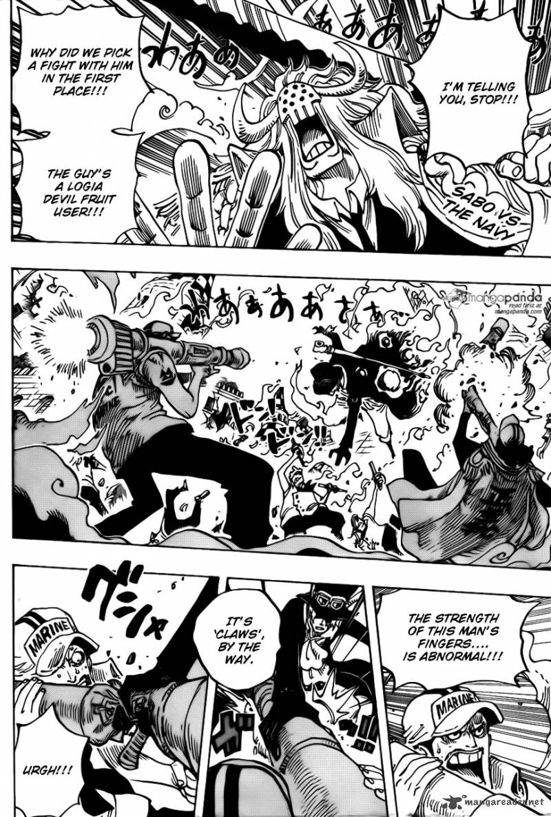 One Piece Chapter 751 page 3 - Chapter 751: Sabo vs. Admiral Fujitora