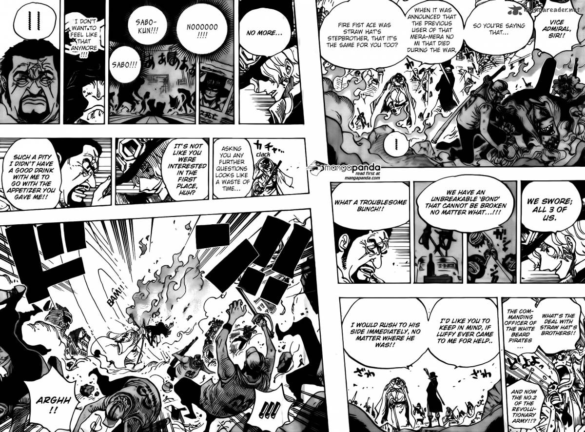 One Piece Chapter 751 page 8 - Chapter 751: Sabo vs. Admiral Fujitora