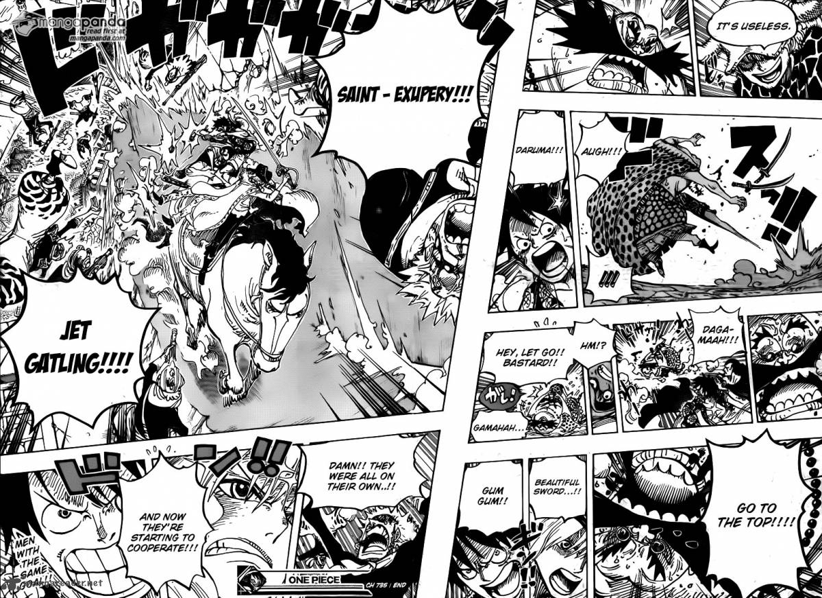 One Piece Chapter 753 page 16 - Chapter 753: Battle