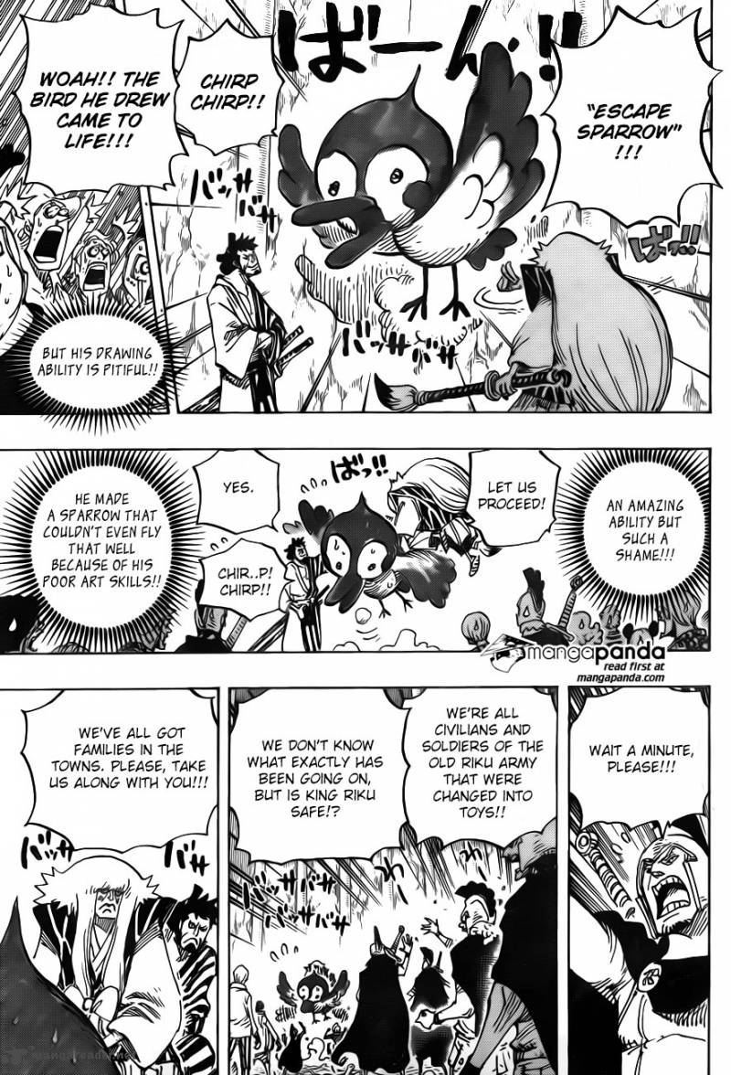 One Piece manga, chapter 754, page 6 of 19