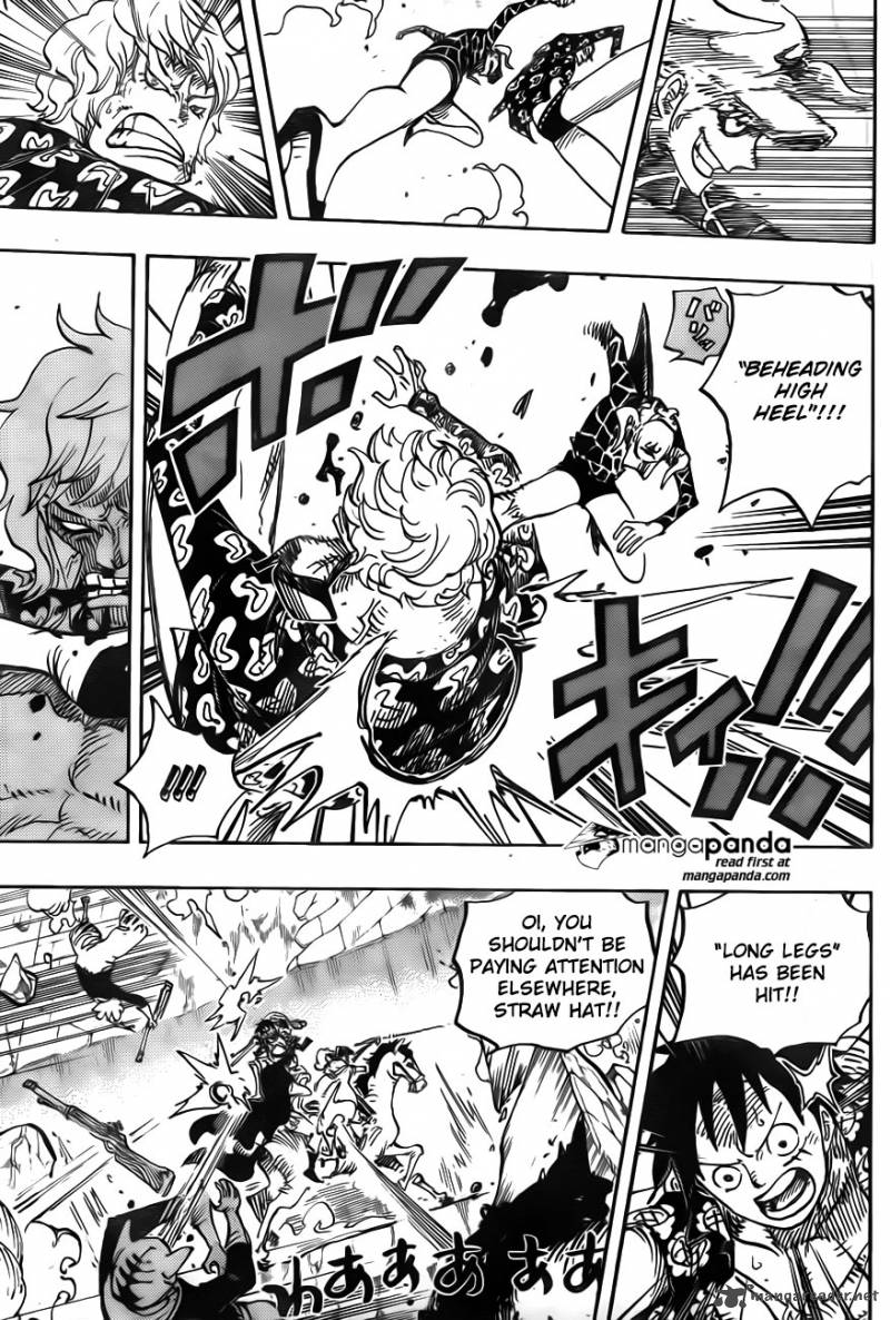 One Piece manga, chapter 754, page 8 of 19