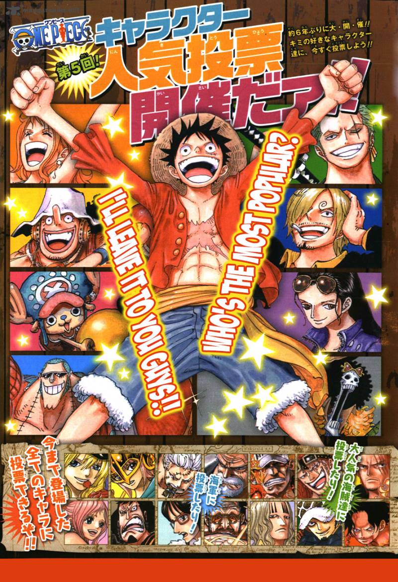 One Piece manga, chapter 756, page 2 of 22