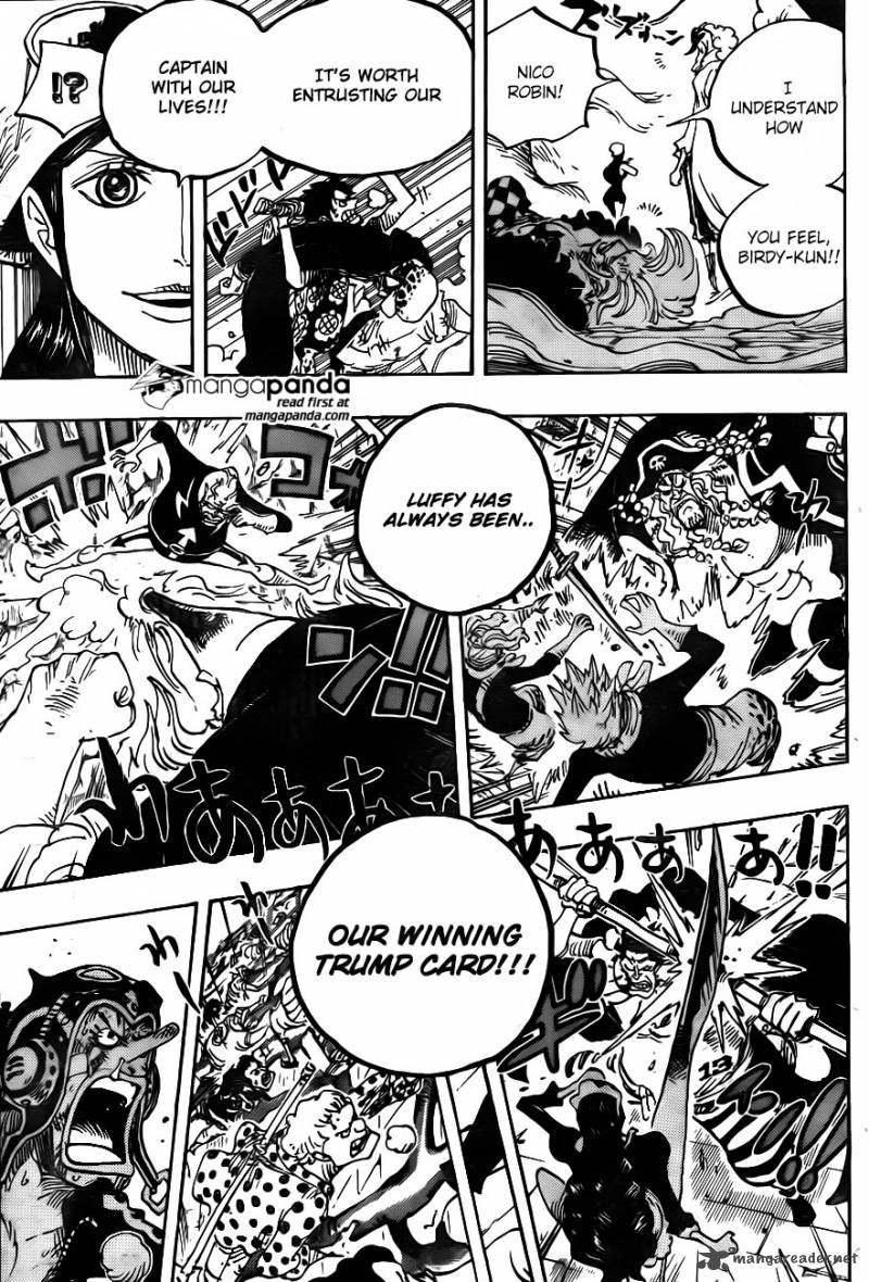 One Piece Chapter 757 page 7 - Chapter 757: Trump Card