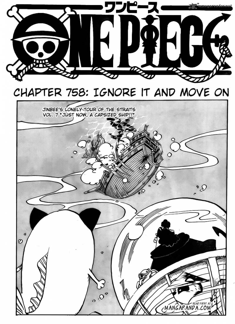 One Piece Chapter 758 page 1 - Chapter 758: Just Keep Going