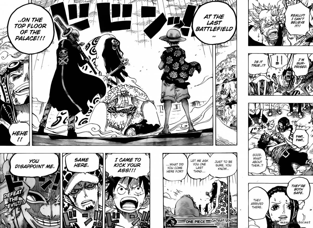 One Piece Chapter 758 page 16 - Chapter 758: Just Keep Going