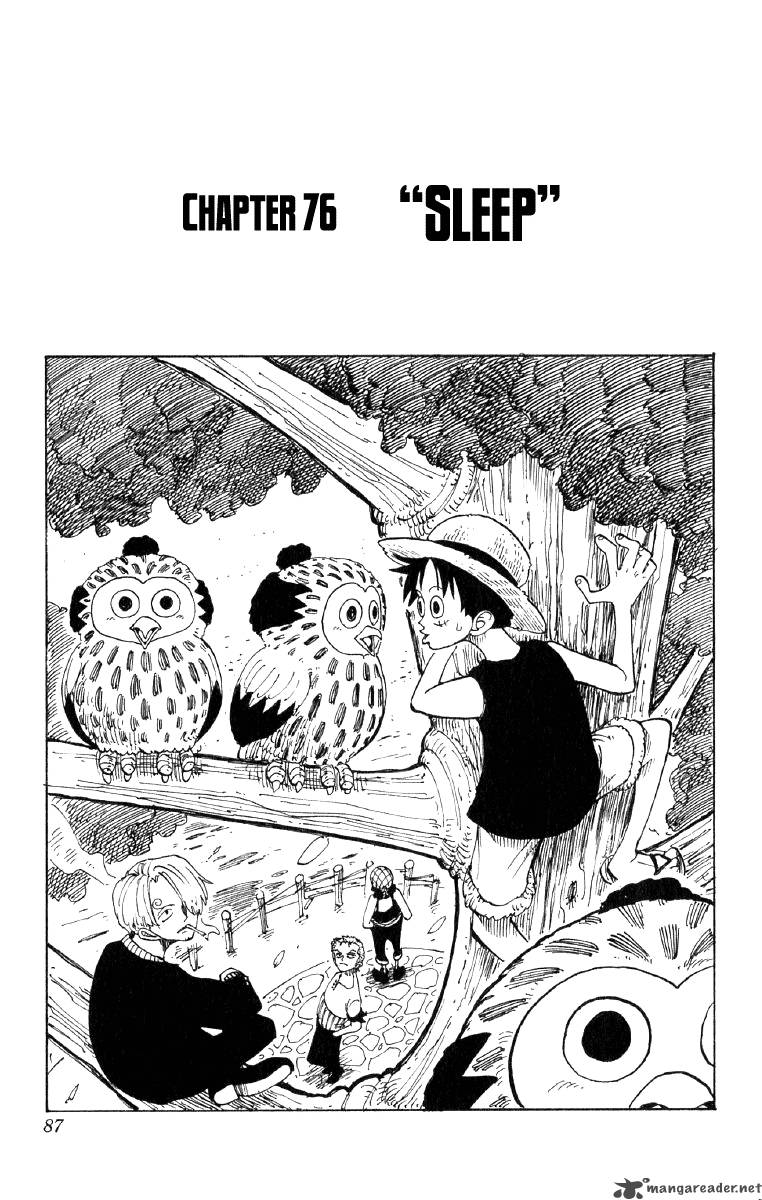 One Piece manga, chapter 76, page 2 of 24