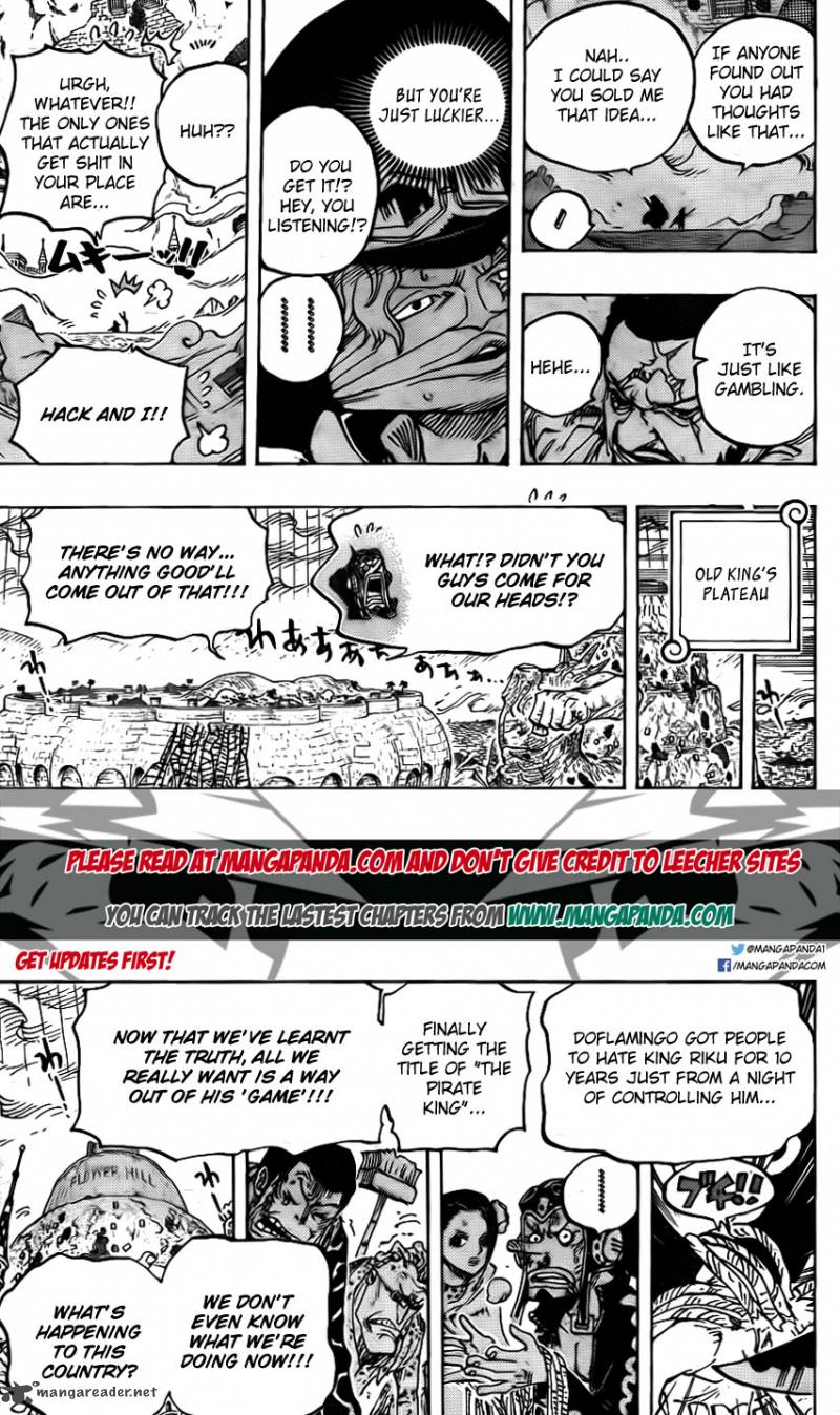 One Piece Chapter 760 page 3 - Chapter 760: The Same Bet