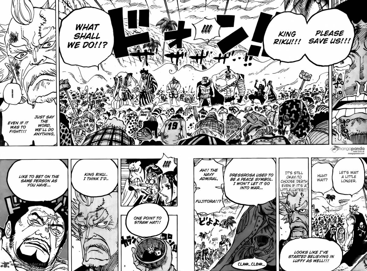 One Piece Chapter 760 page 4 - Chapter 760: The Same Bet