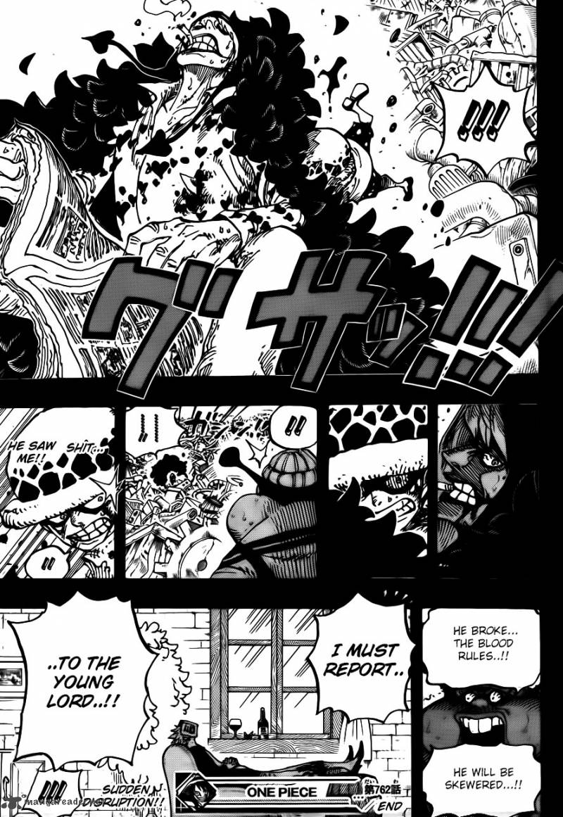 One Piece Chapter 762 page 16 - Chapter 762: The White Town