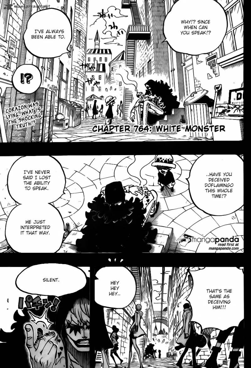 One Piece Chapter 764 page 3 - Chapter 764: White Monster