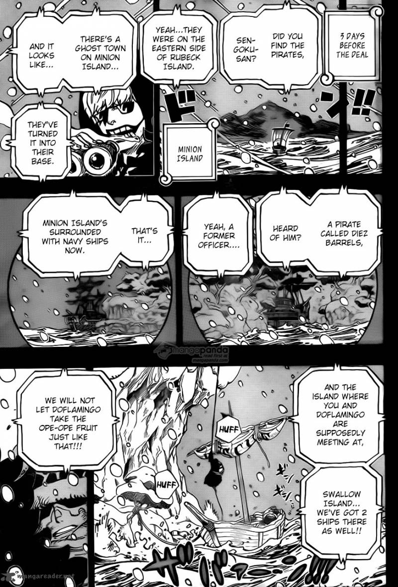 One Piece manga, chapter 765, page 12 of 21