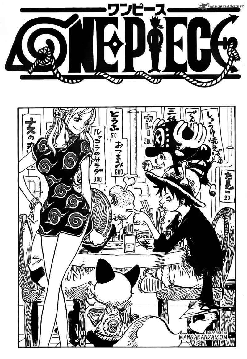 One Piece Chapter 766 page 1 - Chapter 766: Smile