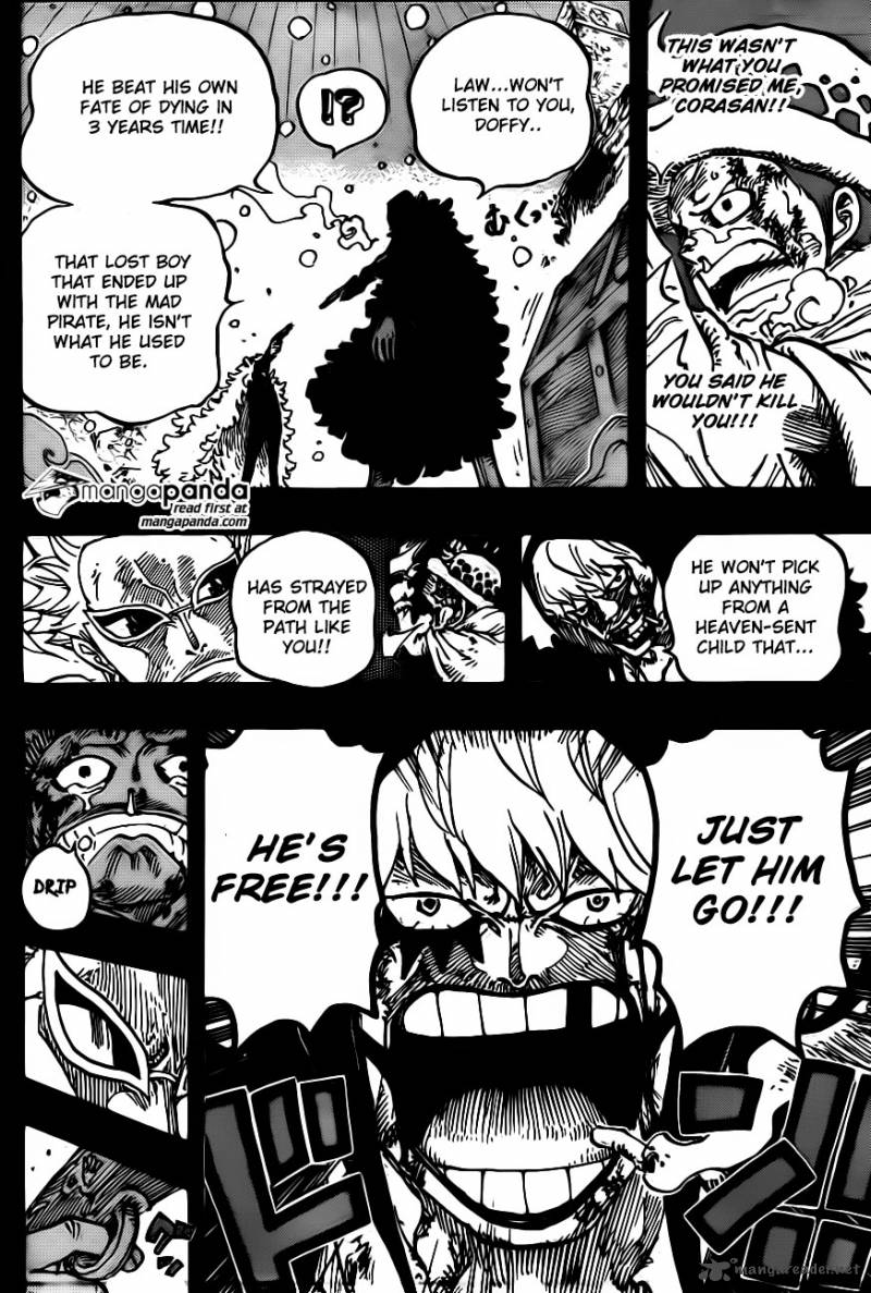 One Piece Chapter 767 page 14 - Chapter 767: Cora-san