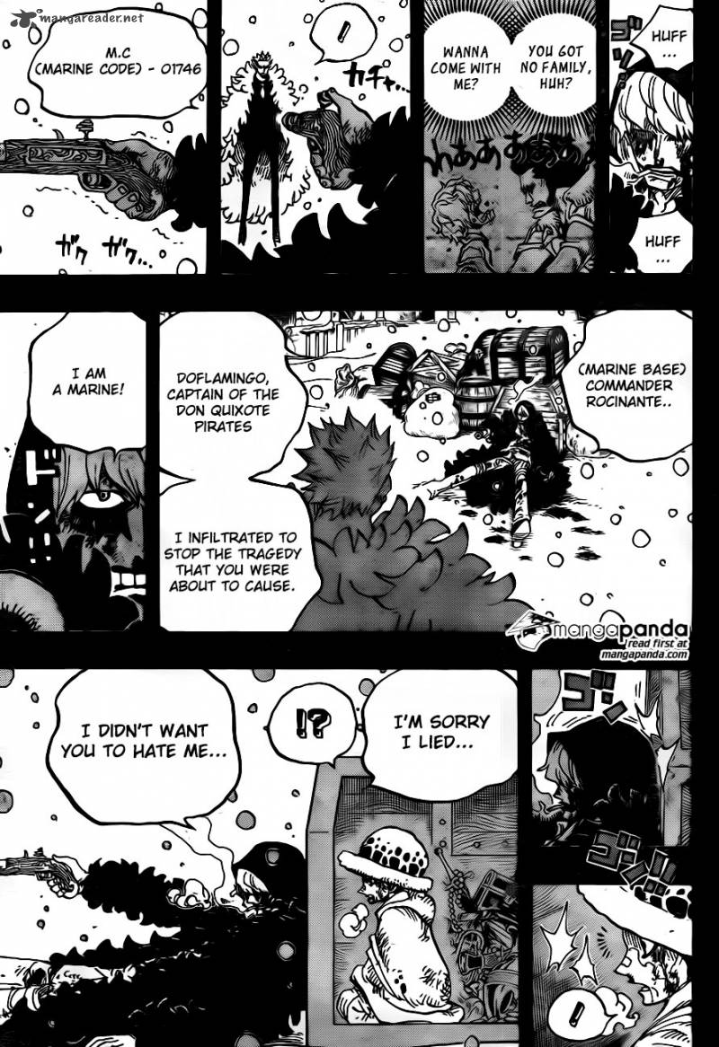 One Piece Chapter 767 page 9 - Chapter 767: Cora-san