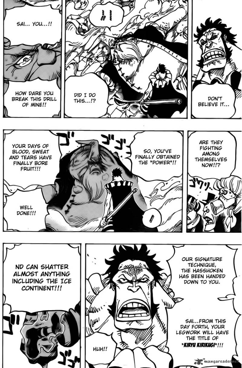 One Piece Chapter 771 page 15 - Chapter 771: Sai, Don of the Happo Navy