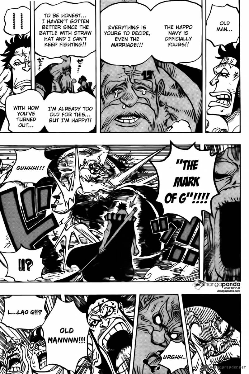 One Piece Chapter 771 page 16 - Chapter 771: Sai, Don of the Happo Navy