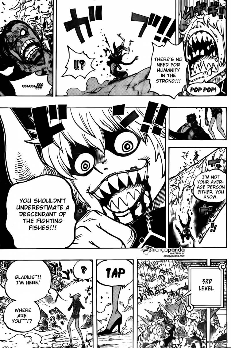 One Piece manga, chapter 772, page 15 of 19