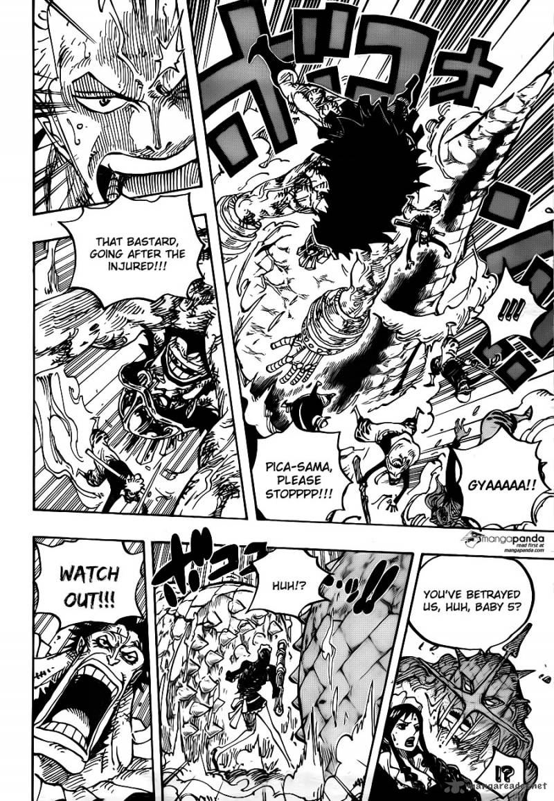 One Piece Chapter 777 page 12 - Chapter 777: Zoro vs. Pica