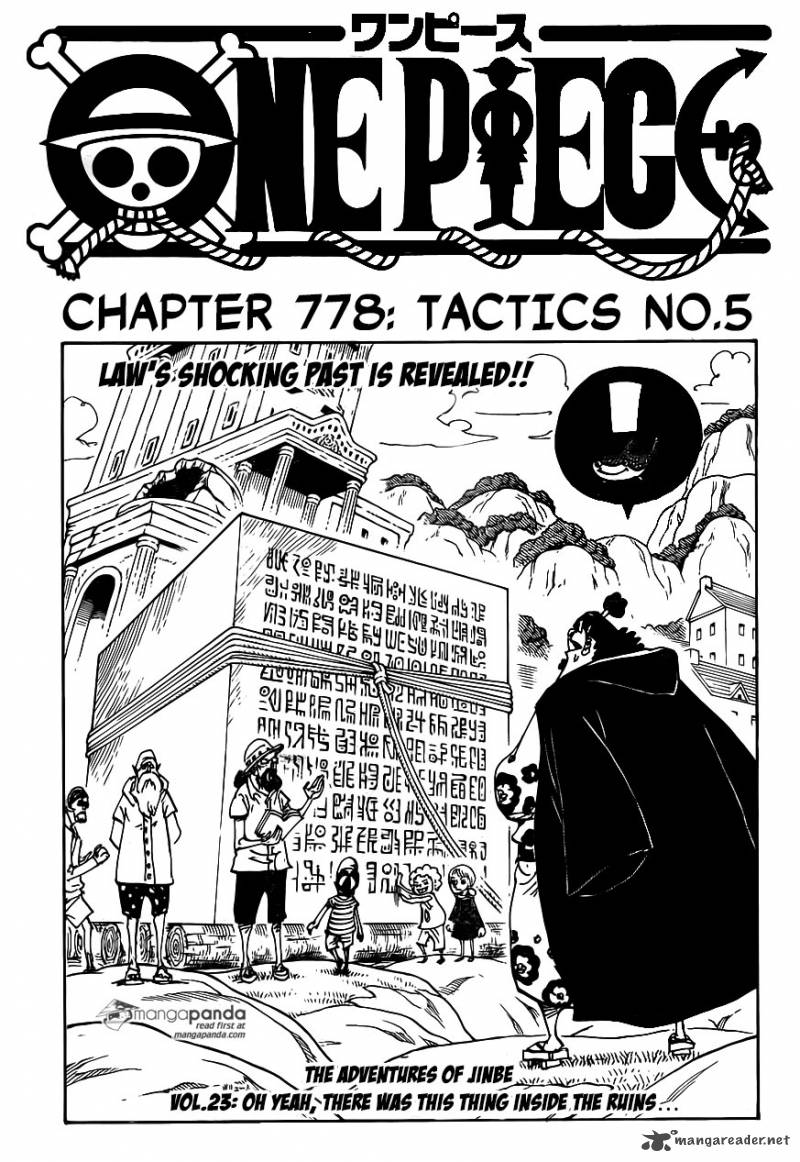 One Piece Chapter 778 page 1 - Chapter 778: Tactics No. 5
