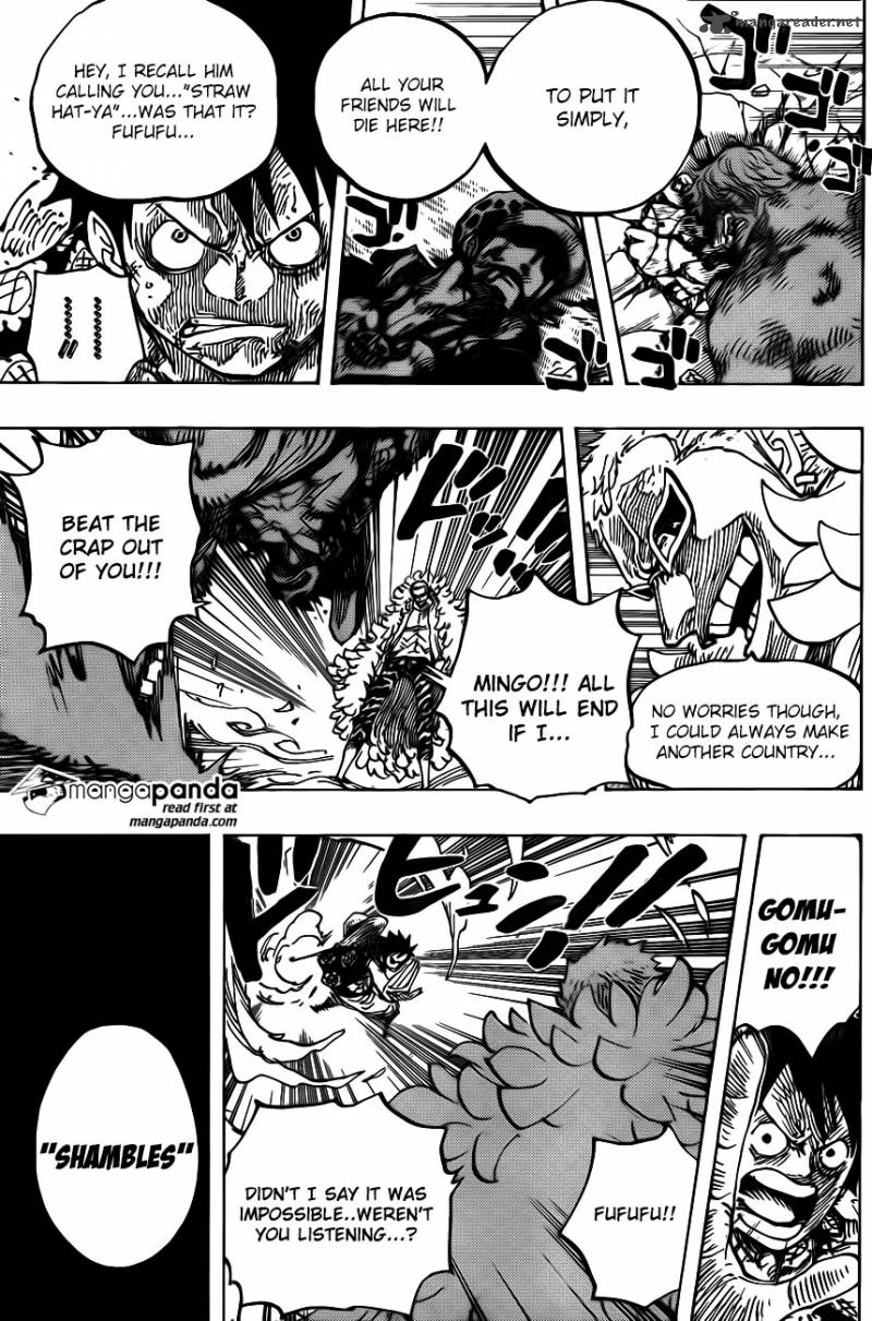 One Piece Chapter 781 page 6 - Chapter 781: Long-Cherished Desire