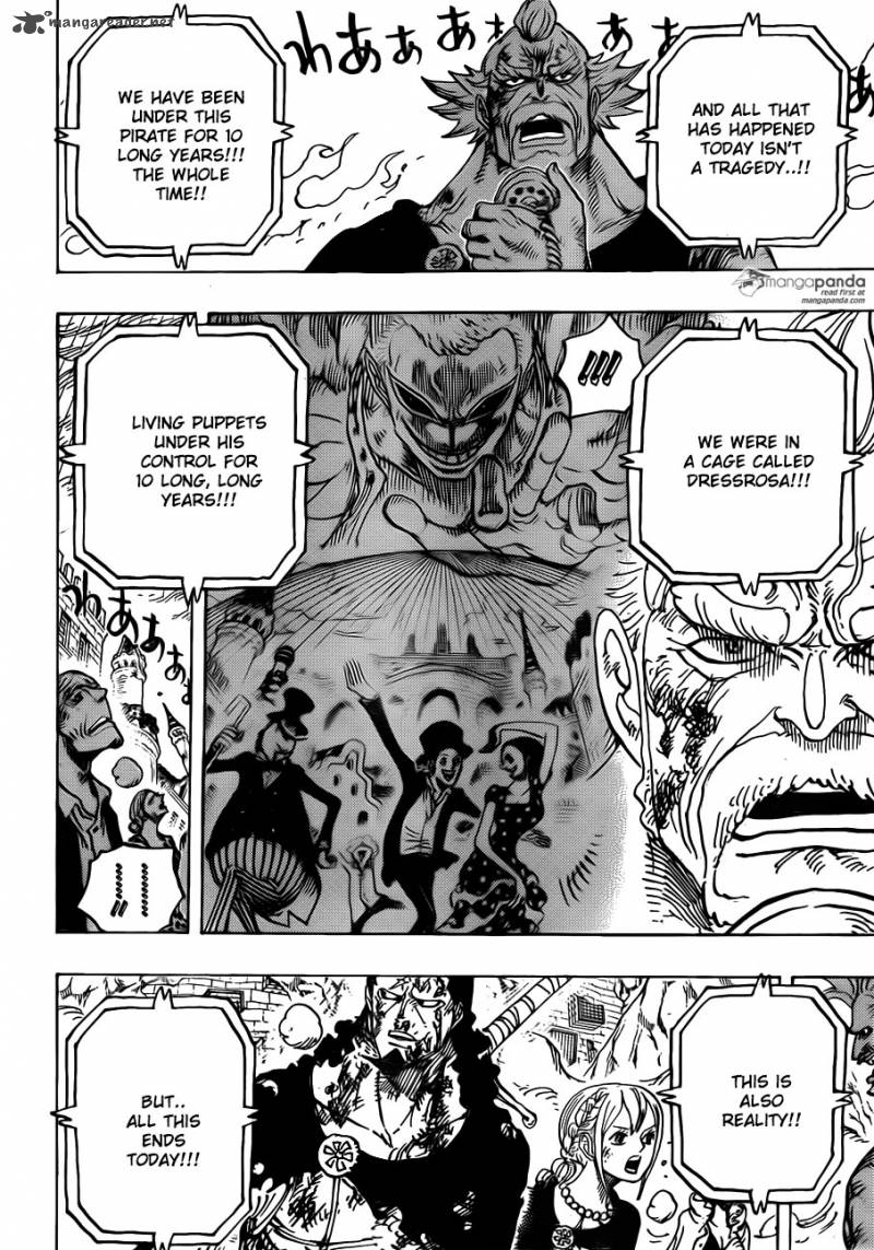 One Piece Chapter 785 page 12 - Chapter 785: Even If Your Legs Break