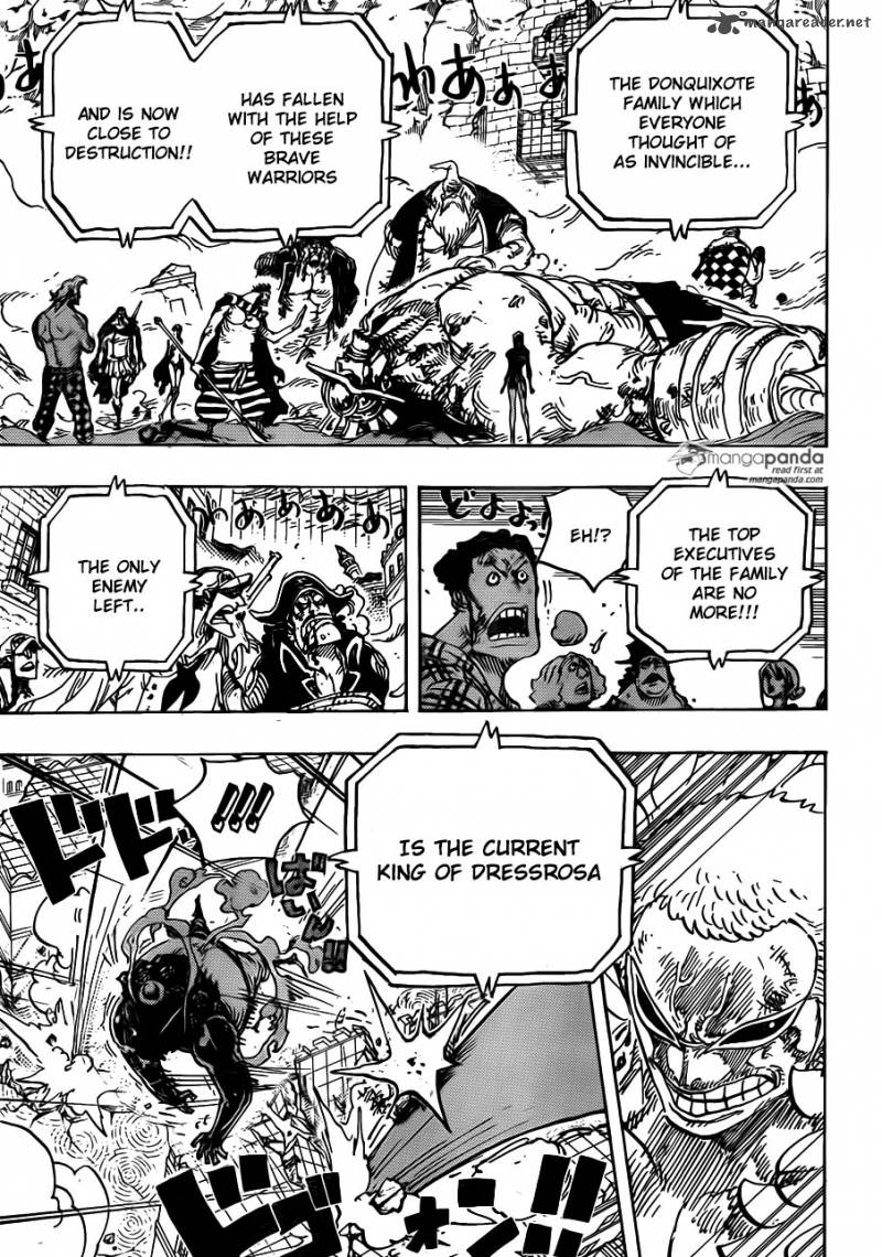 One Piece Chapter 785 page 13 - Chapter 785: Even If Your Legs Break