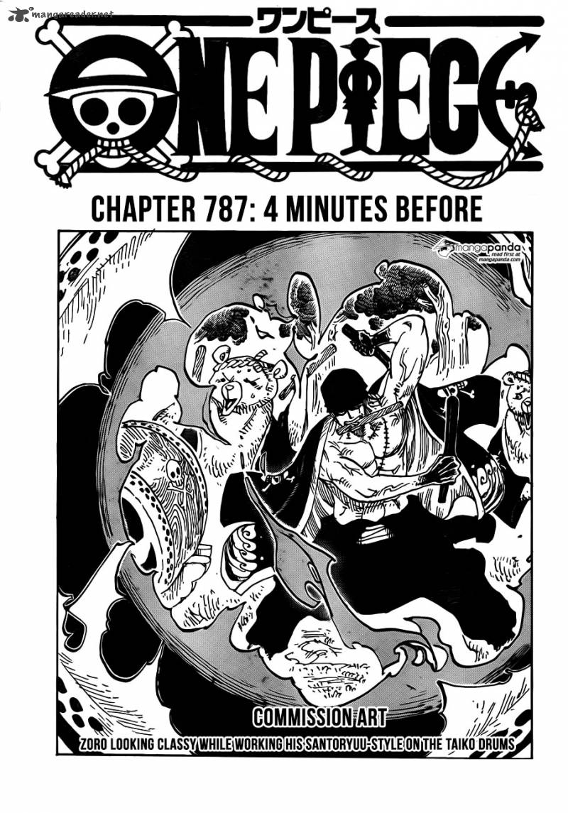 One Piece Chapter 787 page 1 - Chapter 787: 4 Minutes Before