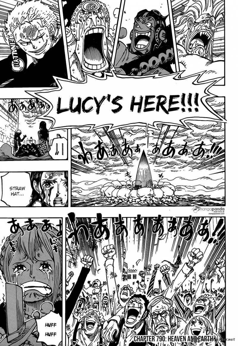 One Piece Chapter 790 page 2 - Chapter 790: Heaven and Earth
