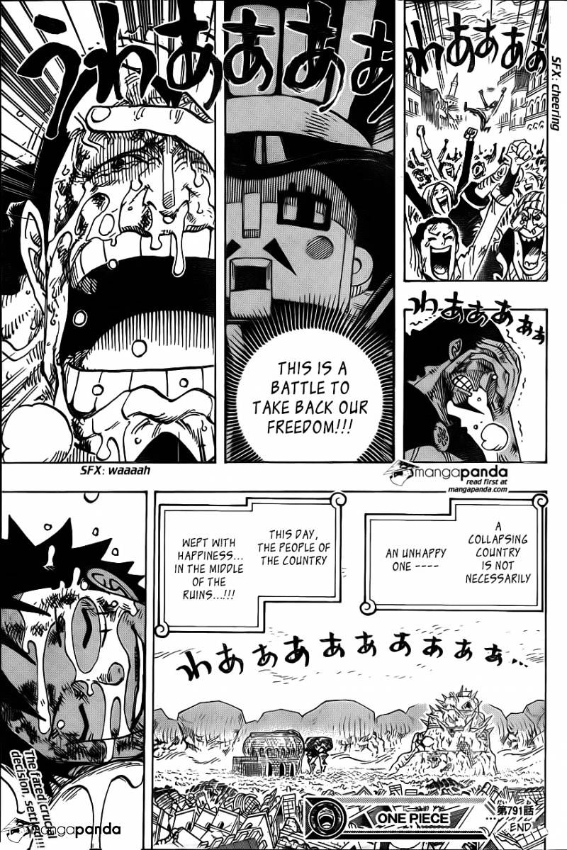 One Piece Chapter 791 page 15 - Chapter 791: Rubble