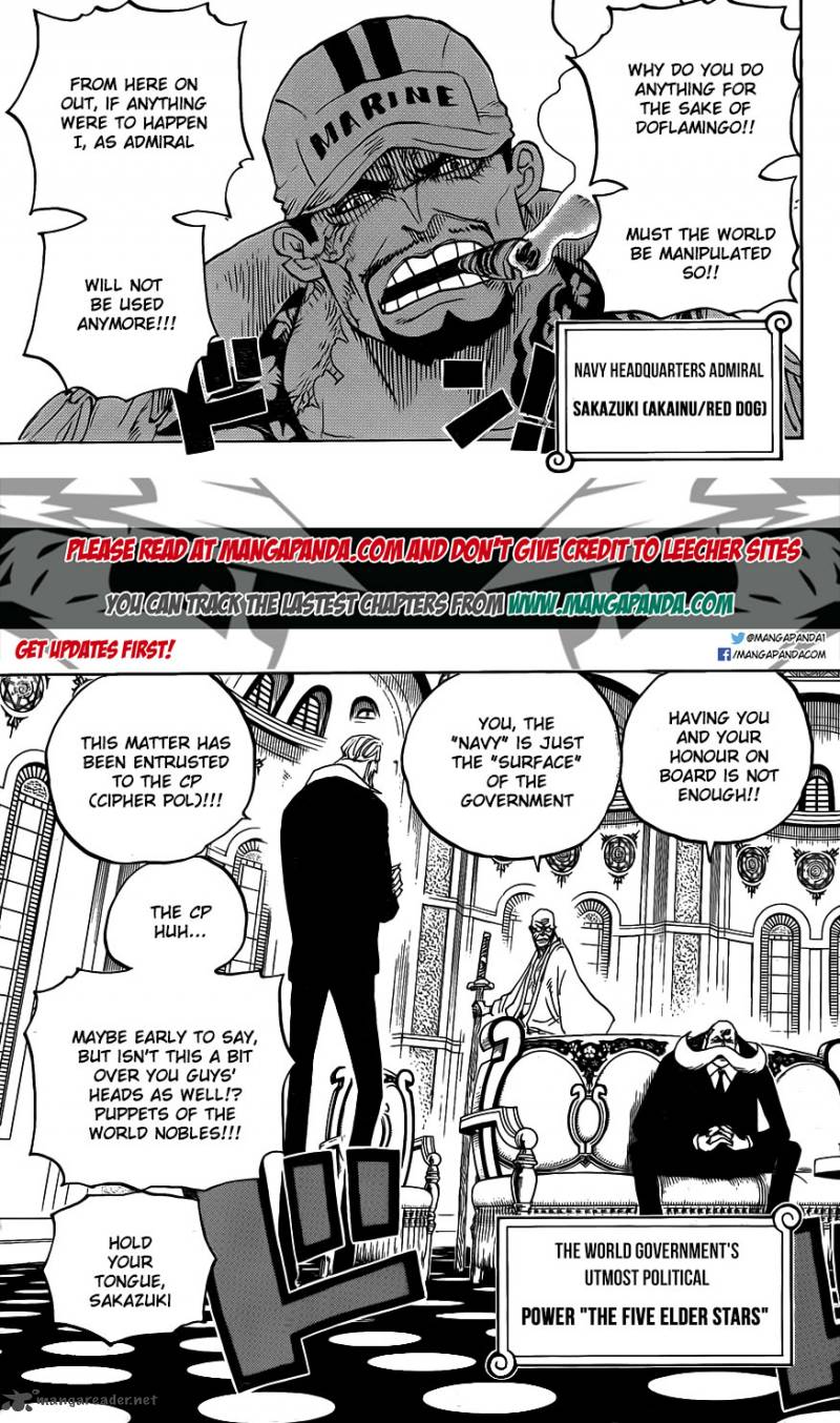 One Piece Chapter 793 page 5 - Chapter 793: Tiger and Dog