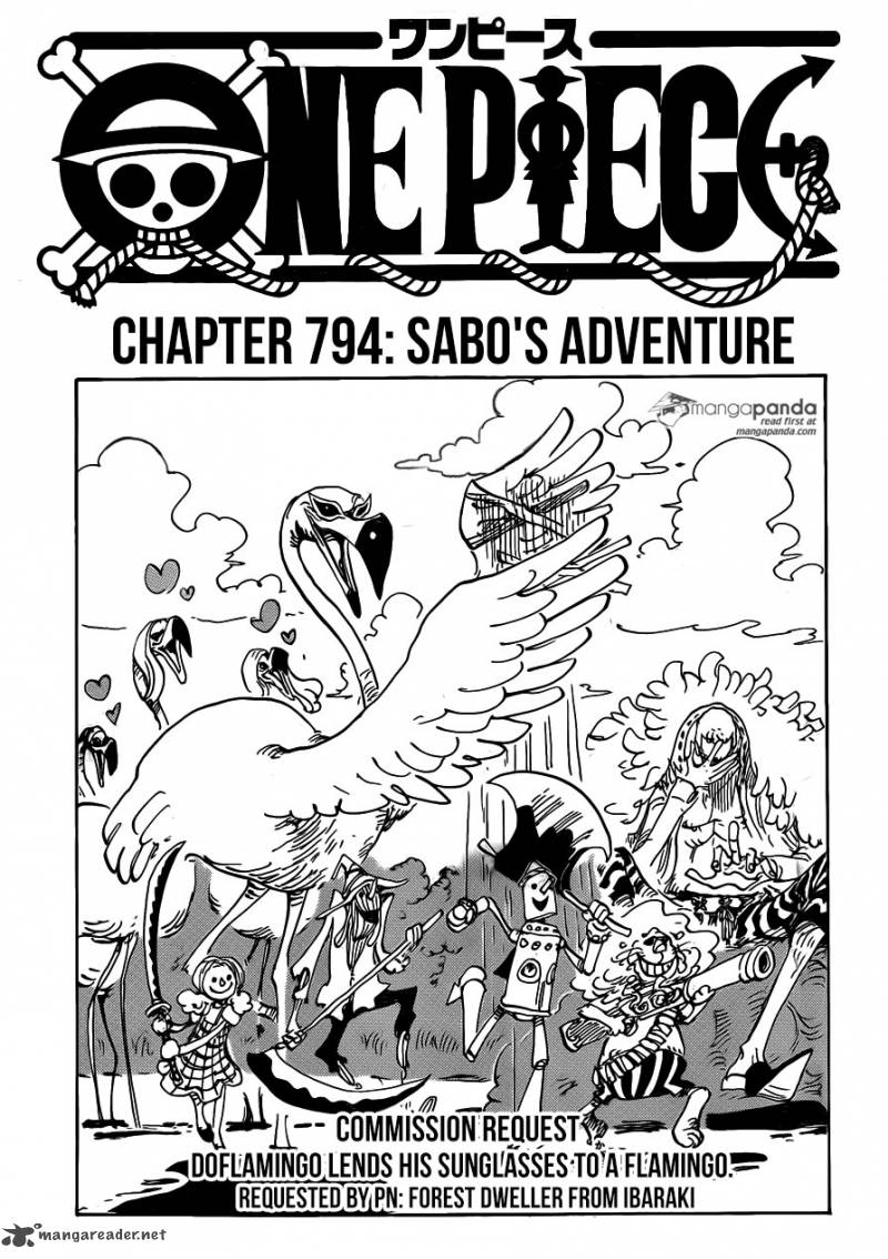 One Piece Chapter 794 page 1 - Chapter 794: Sabo's Adventure