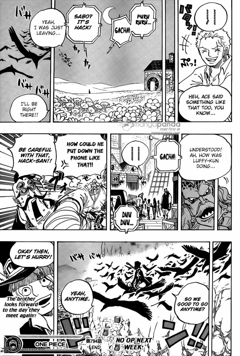 One Piece Chapter 794 page 15 - Chapter 794: Sabo's Adventure