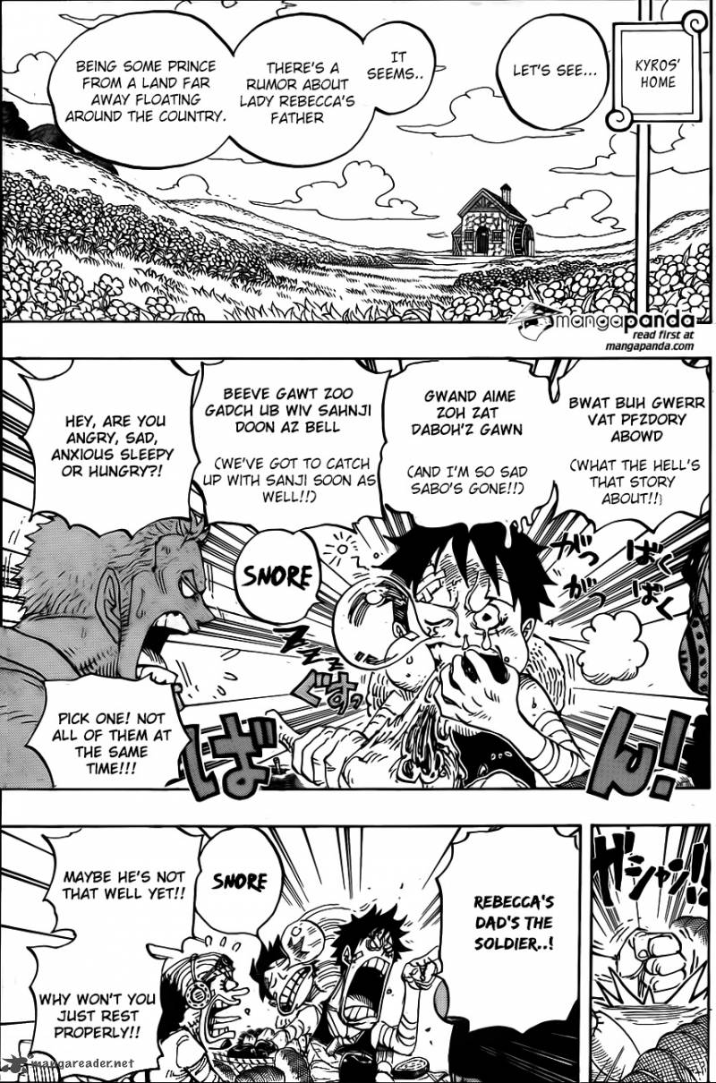 One Piece Chapter 796 page 11 - Chapter 796: Soldier-san's Conviction