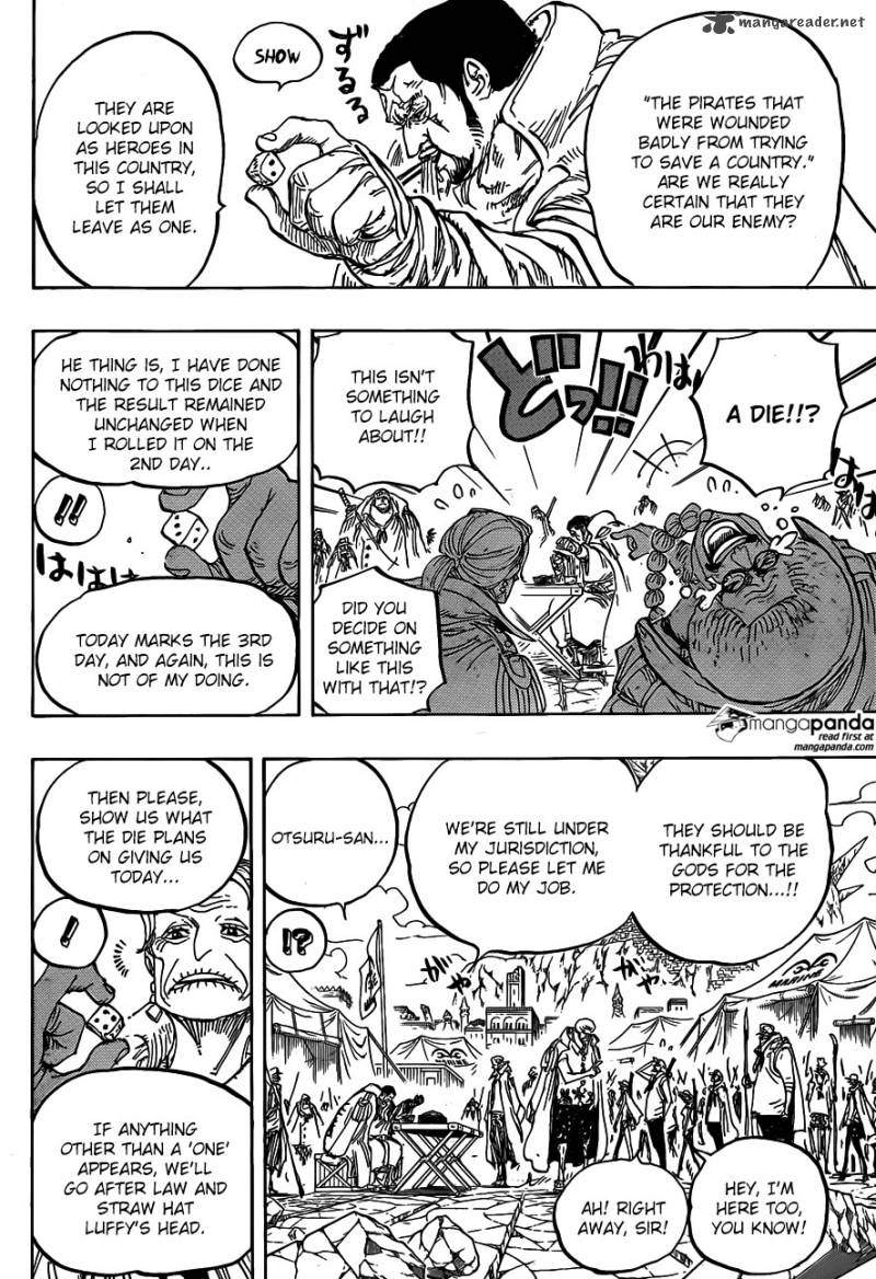 One Piece Chapter 796 page 4 - Chapter 796: Soldier-san's Conviction