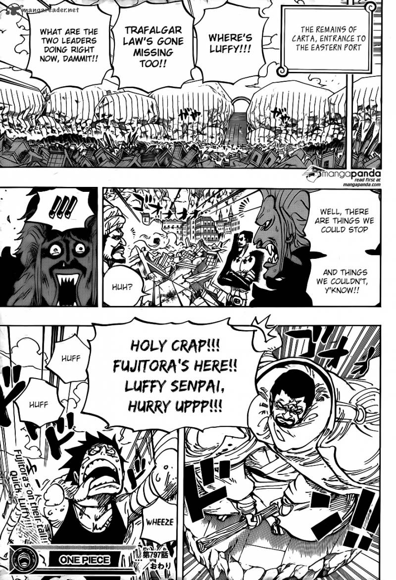 One Piece Chapter 797 page 17 - Chapter 797: Rebecca