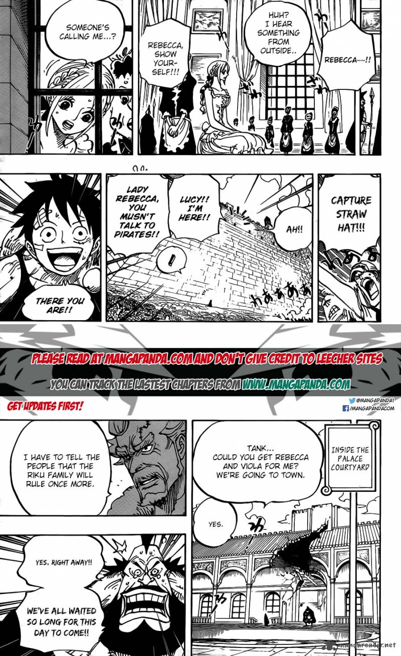 One Piece Chapter 797 page 5 - Chapter 797: Rebecca