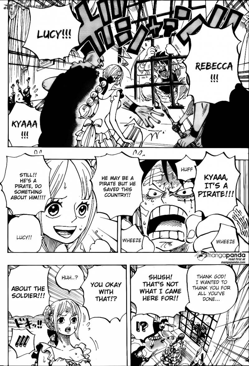 One Piece Chapter 797 page 6 - Chapter 797: Rebecca